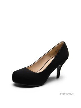 Dream Pairs Women's Low Platform Stiletto Heels Pumps